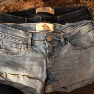 2 pairs of Hollister Shorty shorts